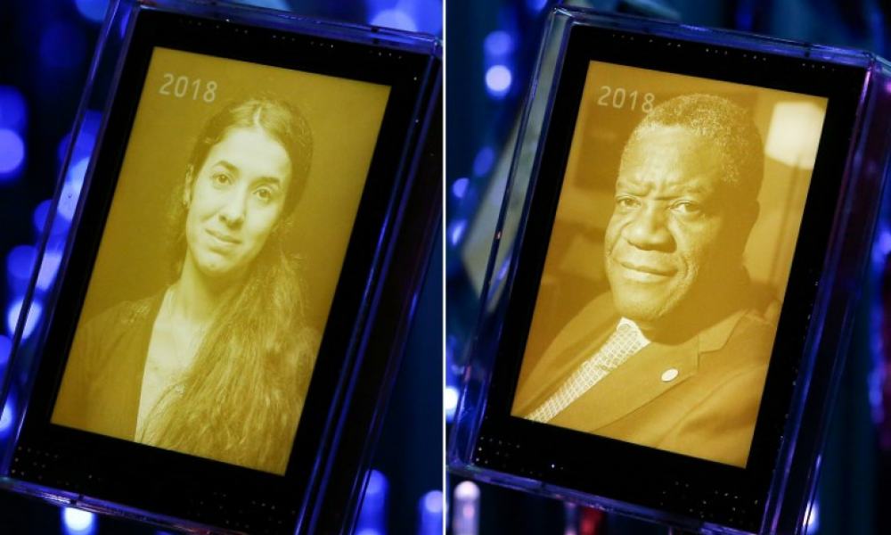 Nadia Murad y Denis Mukwege, galardonados con el Nobel de la Paz 2018