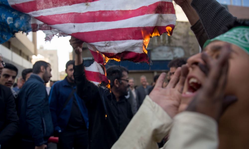 Manifestantes iraníes