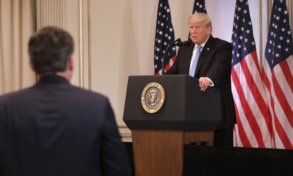 Donald Trump, Jim Acosta