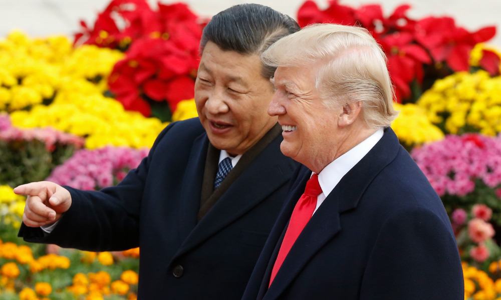 Xi Jinping y Donald Trump (Getty Images)