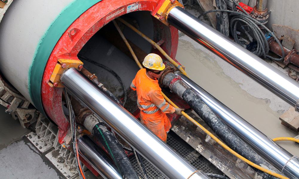 Construcción de gasoducto de gas natural de Transcanada en México