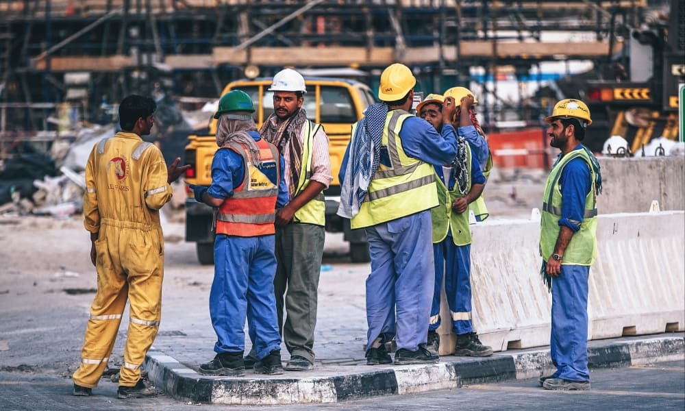 Trabajadores de la construcción