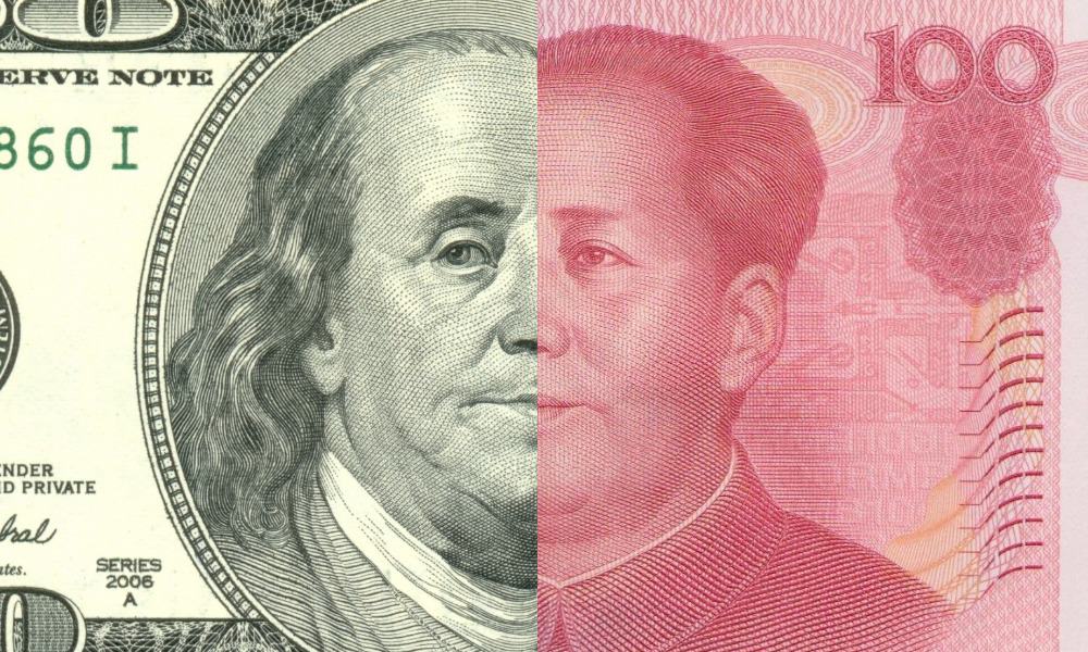 Dollar, yuan, dólar