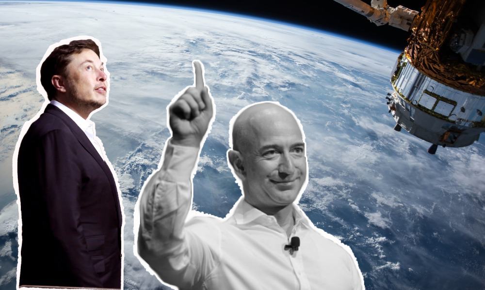 Elon Musk, Jeff Bezos