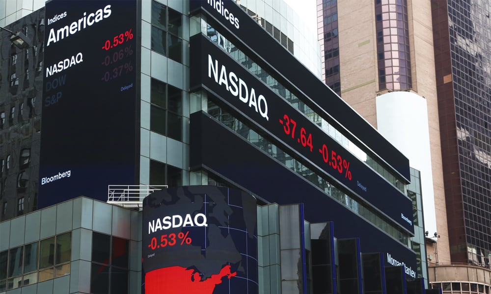 Nasdaq territorio bajista