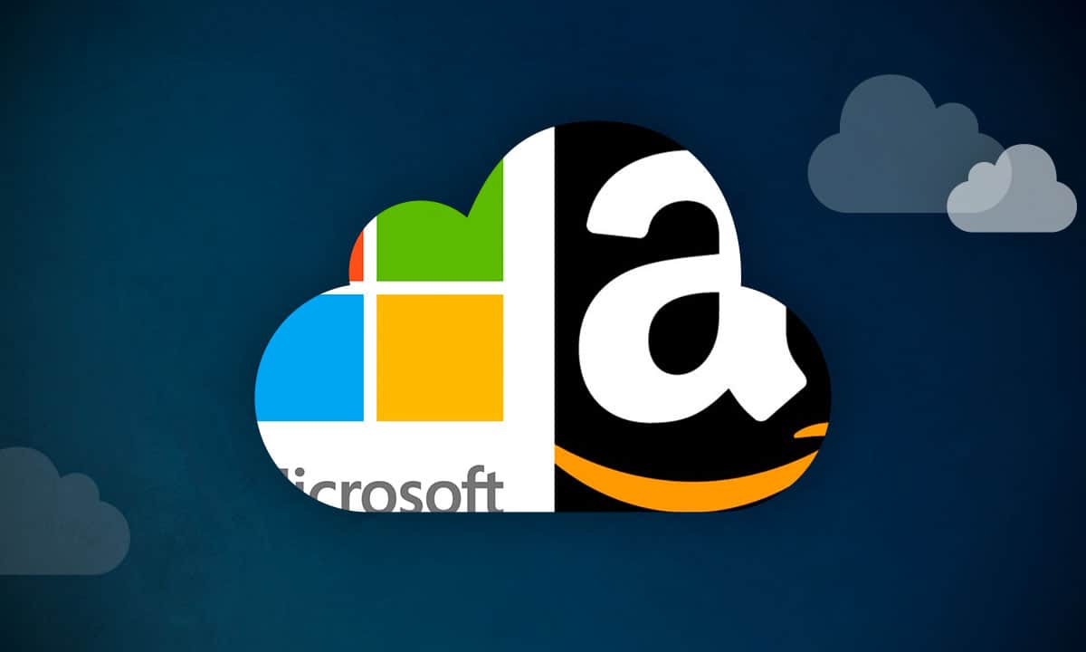 Amazon y Microsoft nube