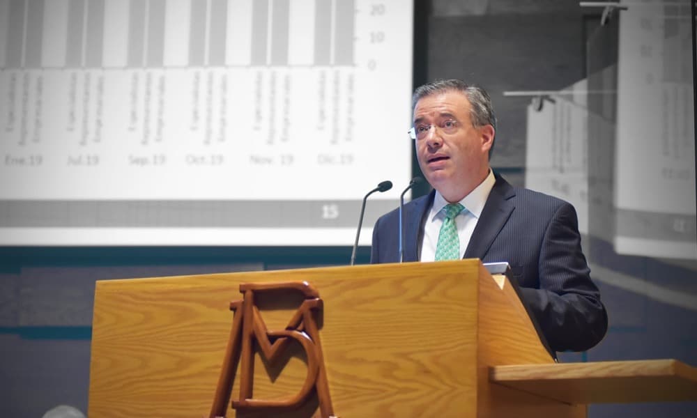 Alejandro Díaz de León, gobernador de Banxico. (Foto: Flickr Banxico)