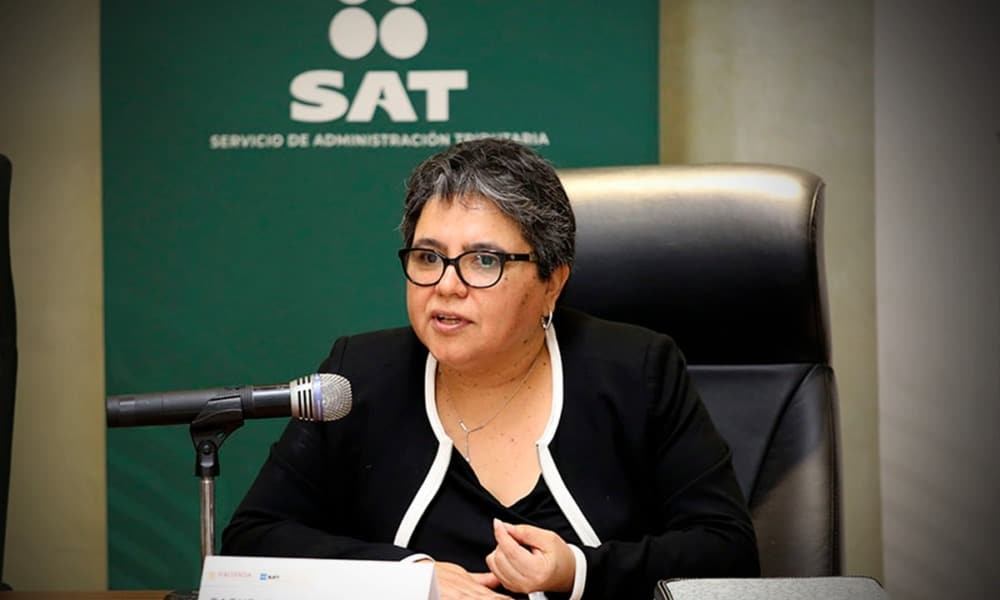 Raquel Buenrostro, jefa del SAT (Foto: SAT)