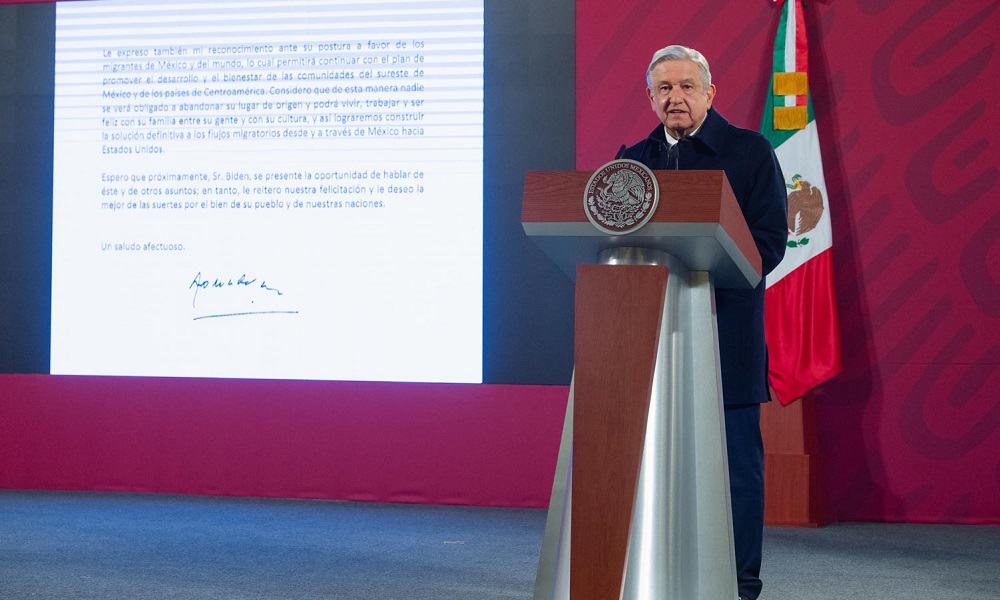 AMLO carta Biden