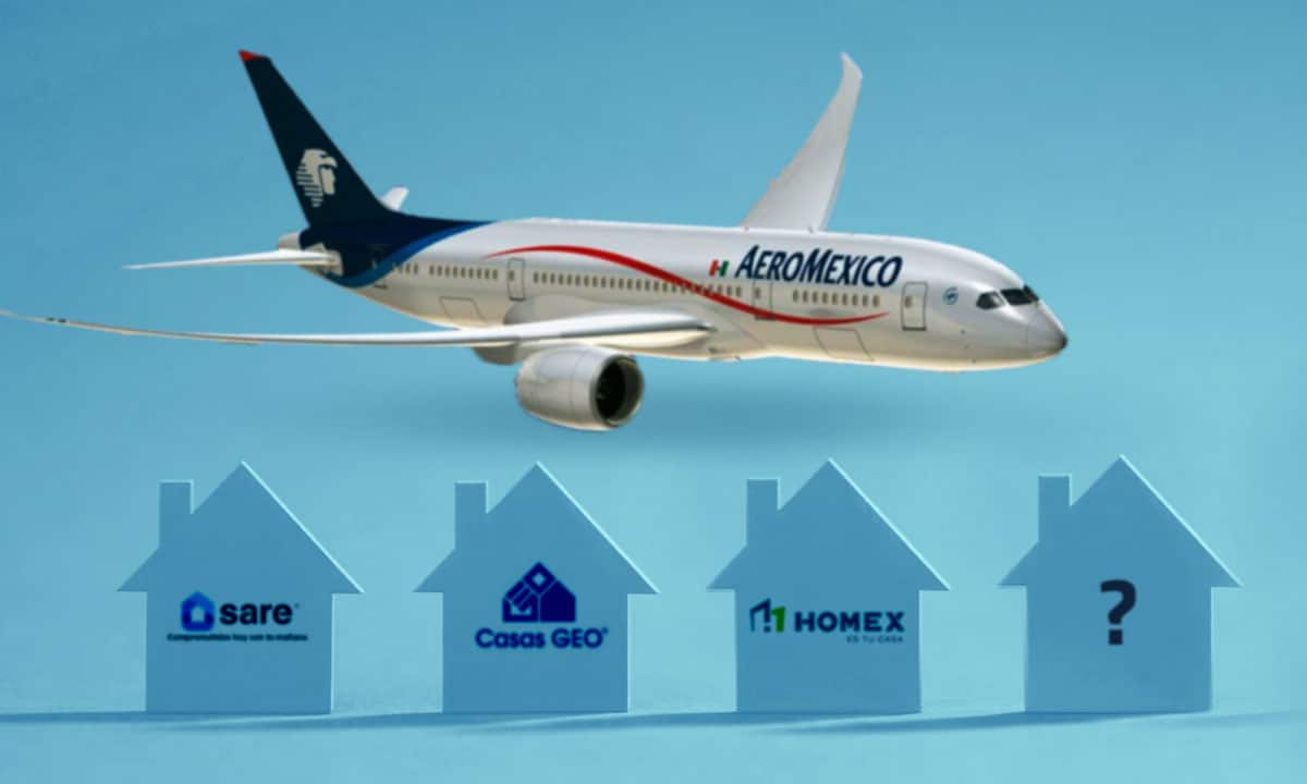 Aeroméxico comparte destino con vivienderas de la BMV