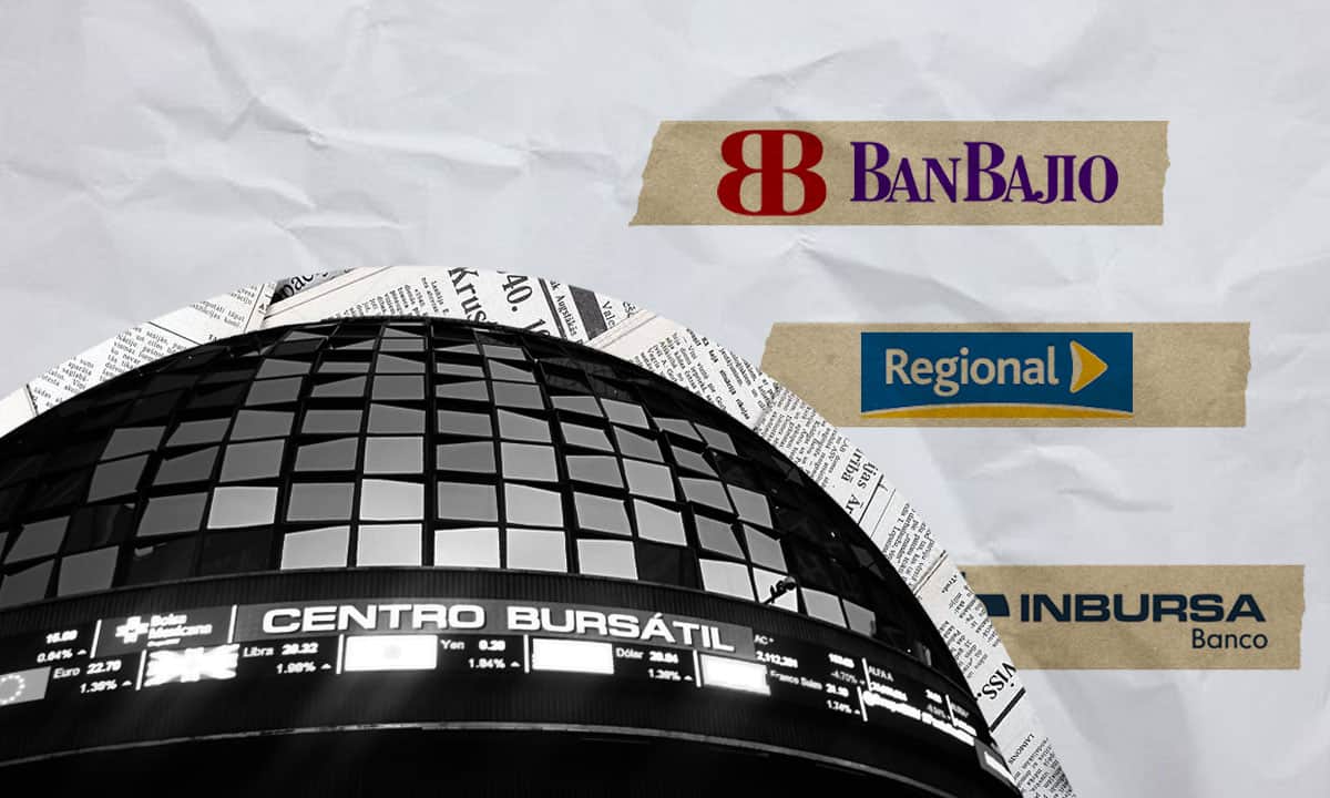 Acciones de bancos destacan en la BMV