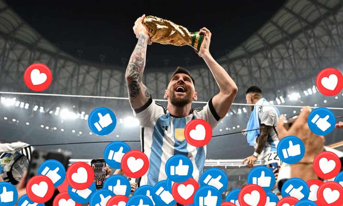 instragam record post lionel messi argentina