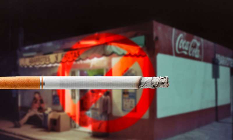 PROHIBICION DE CIGARROS EN TIENDITAS