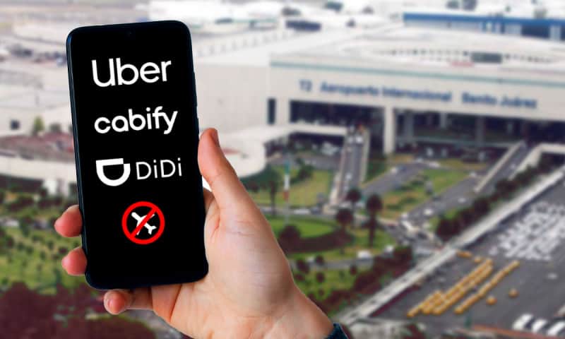 Uber Cabify y DiDi aeropuertos